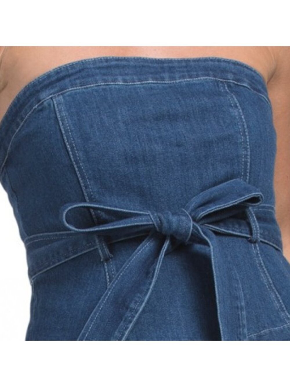 EN SAISON Harlow Denim Midi Dress - Picture 3 of 6